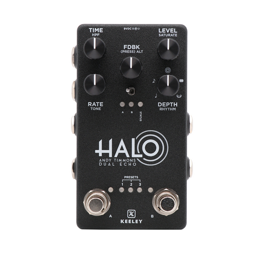 New Keeley Halo Echo – Andy Timmons Signature Dual Delay Pedal