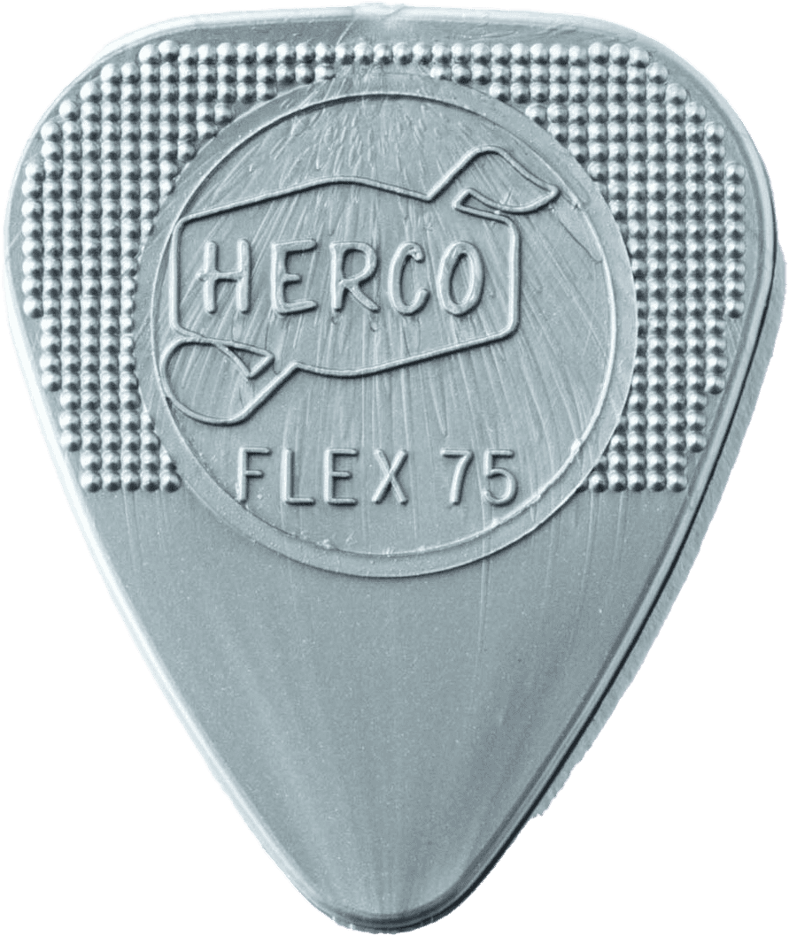 HERCO  Flex 75 12 pack Guitar Picks  - Dunlop Nylon Silver pick HE211P