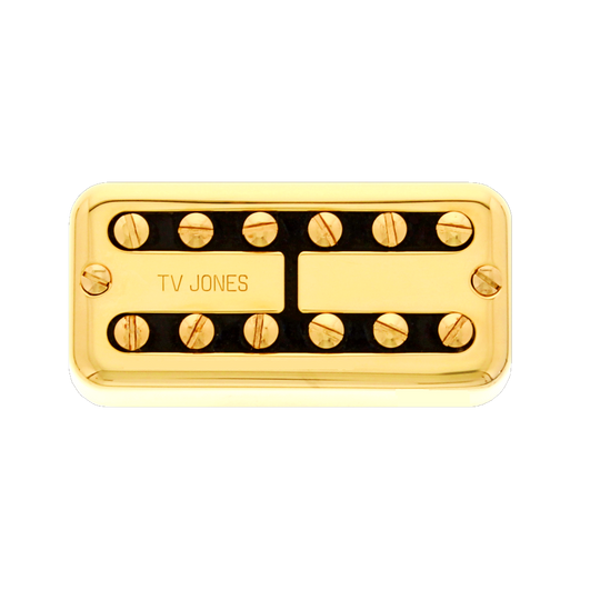 TV Jones Power'Tron Plus Gold bridge pickup-Universal Mount-shop pickup OK
