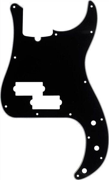 NEW Genuine Fender 3-ply Black Standard Precision P Bass Pickguard PN 0991352000