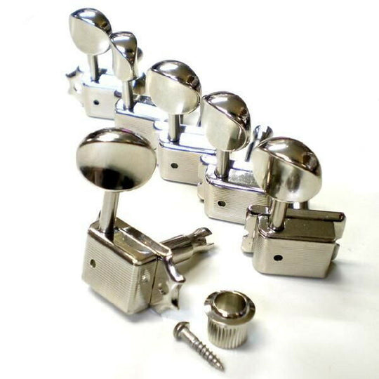 Genuine Gotoh SD91 nickel 6 in-line replacement tuners for Fender Strat,Tele etc