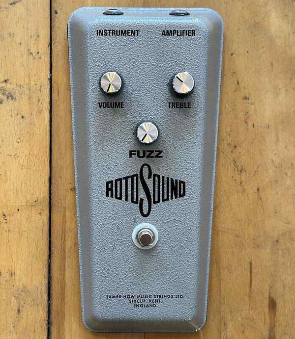 Rotosound Fuzz Reissue with original box & paperwork 2013 - Silver Hammer finish