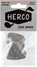 HERCO  Flex 75 12 pack Guitar Picks  - Dunlop Nylon Silver pick HE211P