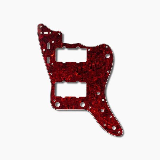 Allparts 13-hole Pickguard for US Jazzmaster® Red Tortoise .