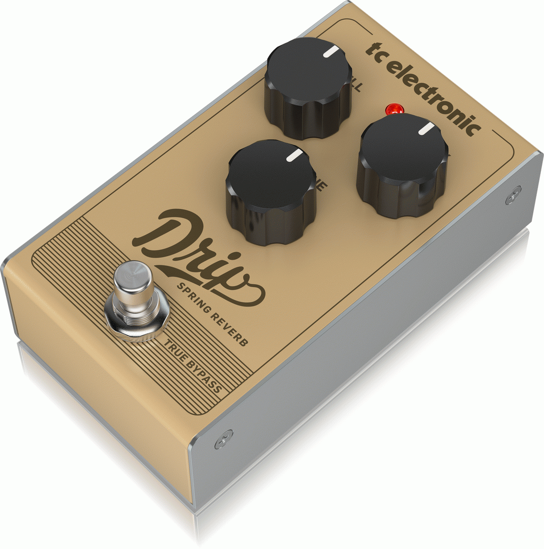 Spring Reverb Analog TC ELECTRONIC DRIP SPRING REVERB - Analog voiced Digital pedal