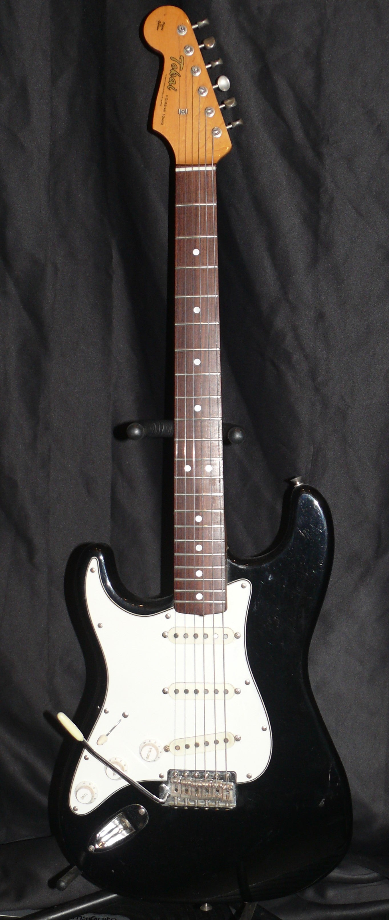 Tokai Japan Goldstar Sound circa 1984 lefty-left handed Black MIJ ST
