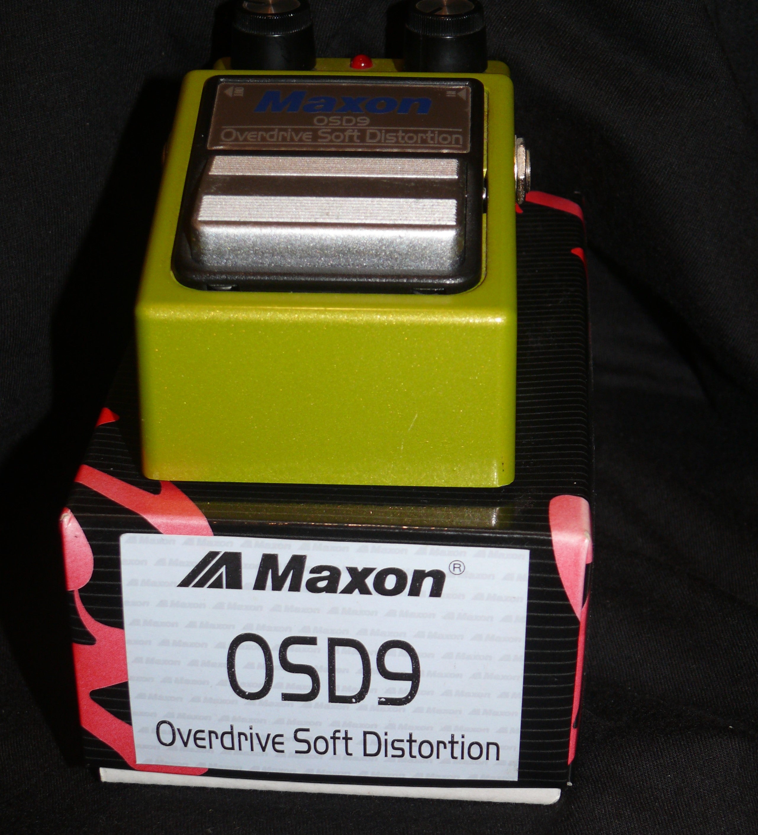 Maxon OSD9 Overdrive Soft Distortion-box & operating manual-Japan Made