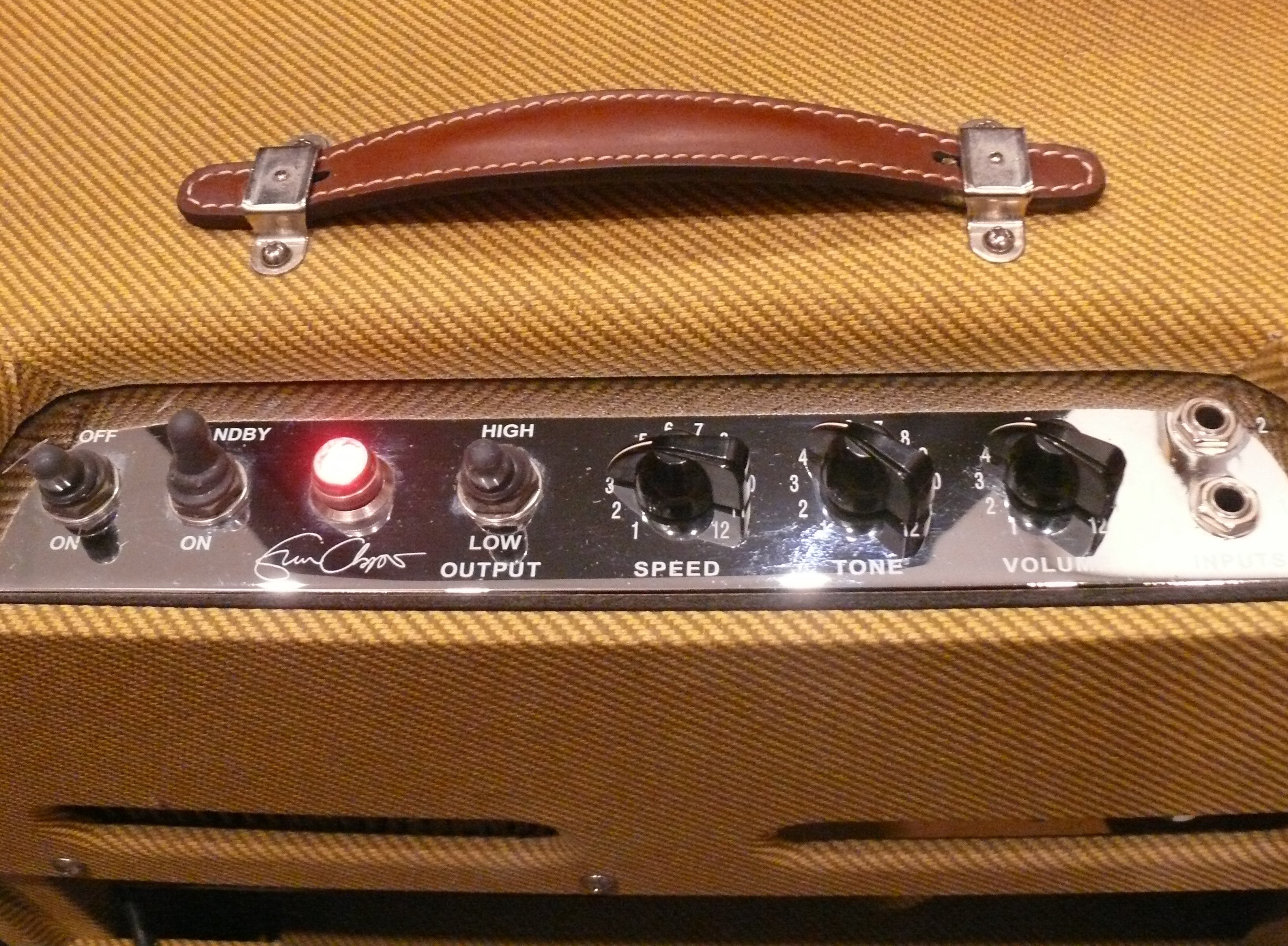 Fender EC Tremolux Eric Clapton Signature Combo Factory 240 volt Tweed
