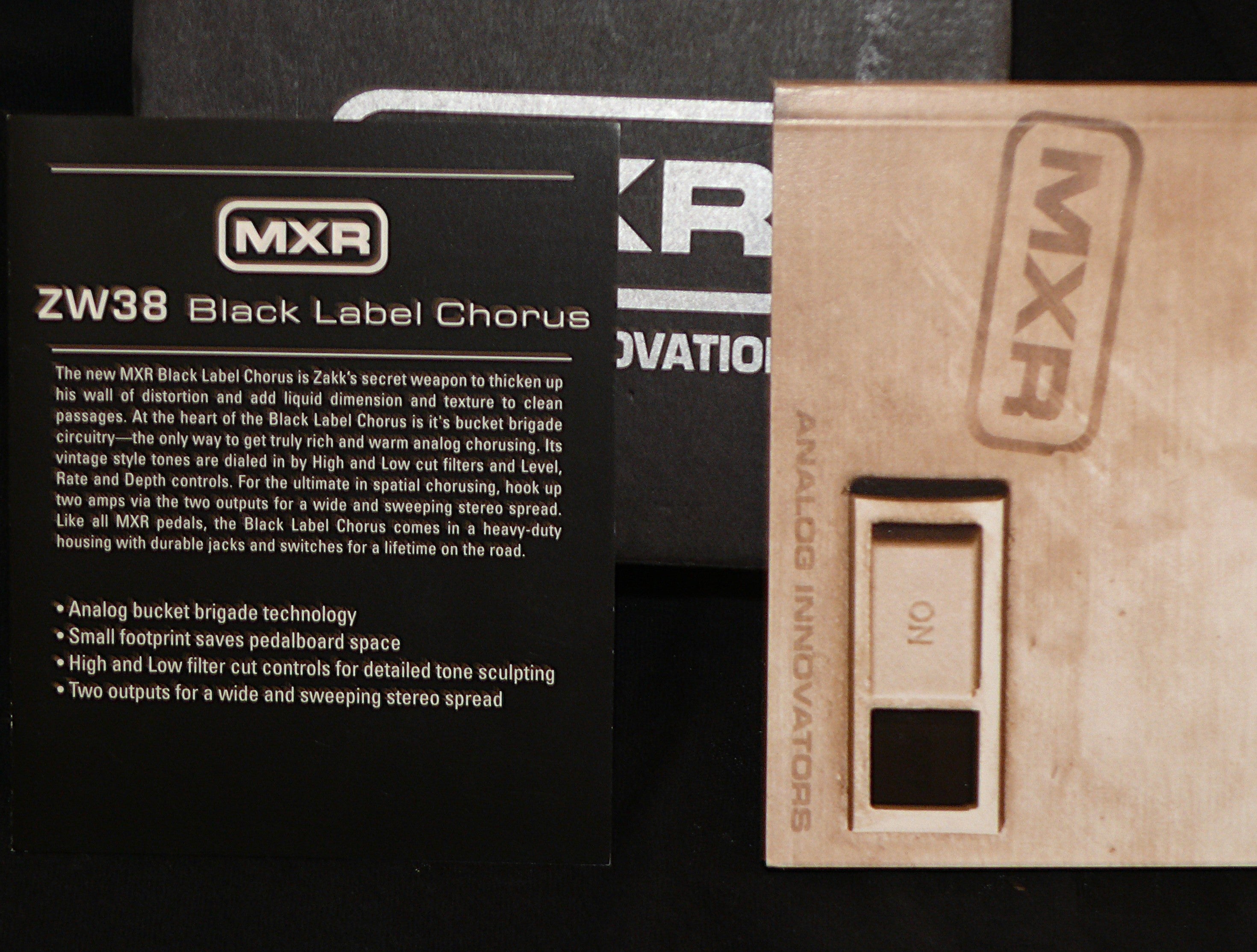 MXR ZW-38 Zakk Wylde Black Label Chorus w/- orig box etc