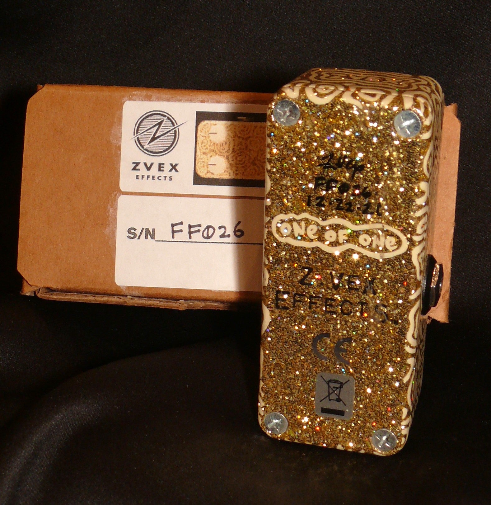 ZVex Fuzzolo. 1 of 1 Hand painted Custom Gallery collectable