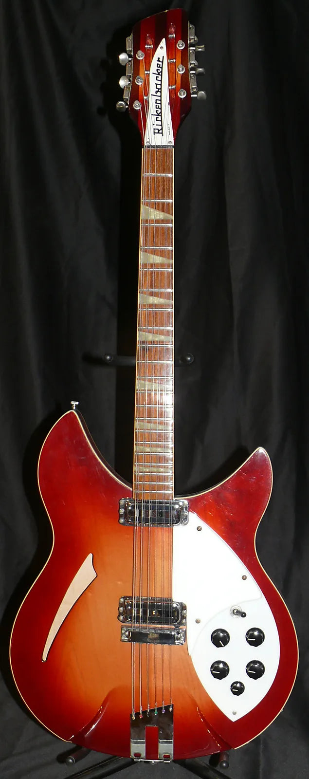 Open V64 File ~SOLD~Rickenbacker U.S.A. Model 360-12 V64 Fireglo 1990 -orig hardcase